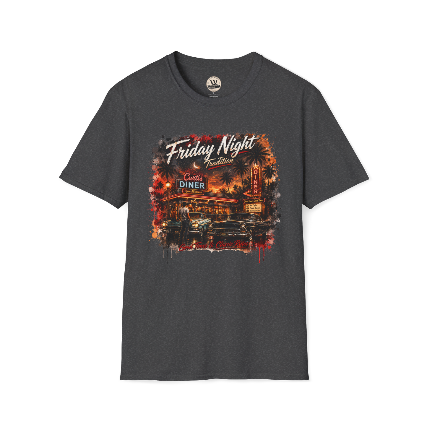Friday Night Tradition Vintage Car Tee