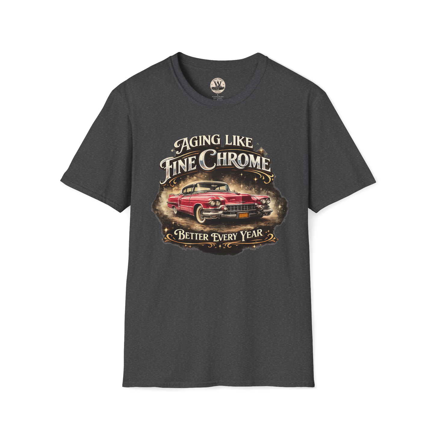 Aging Like Fine Chrome – Classic Car Tee