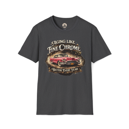 Aging Like Fine Chrome – Classic Car Tee
