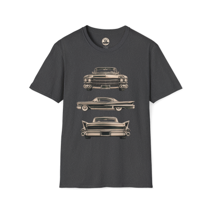 Classic American Car Three-View Graphic Tee