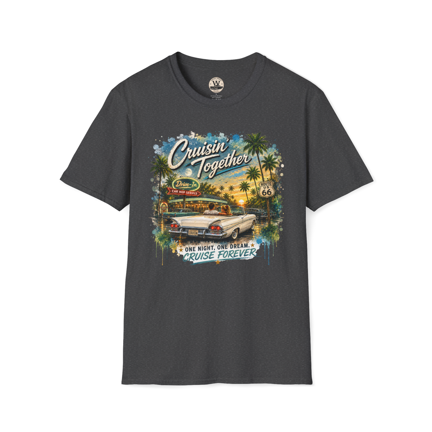 Cruisin' Together Vintage Convertible Tee
