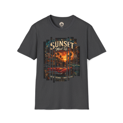 Sunset Meet-Up Classic Car Show Tee