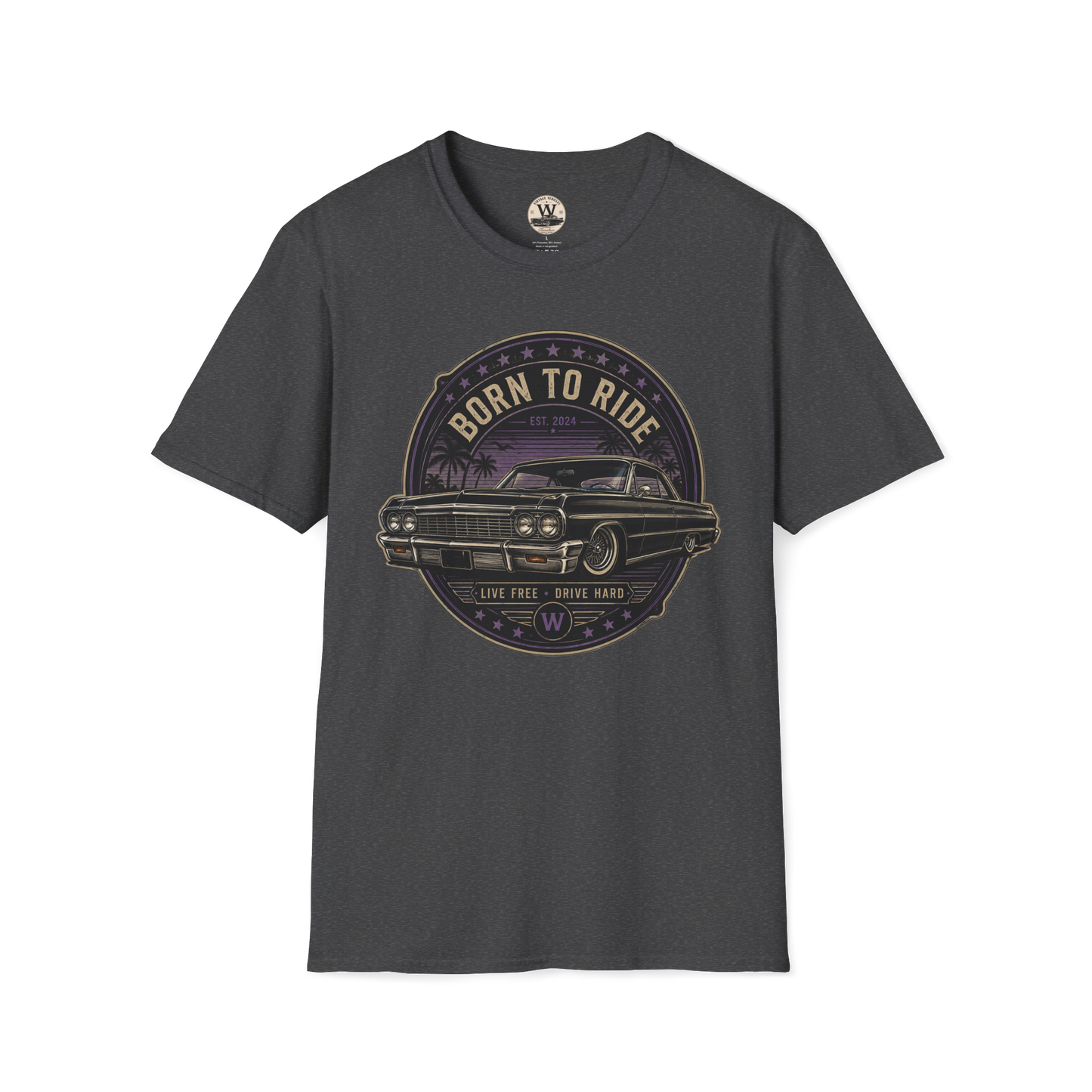 Born To Ride – Classic Lowrider Tee