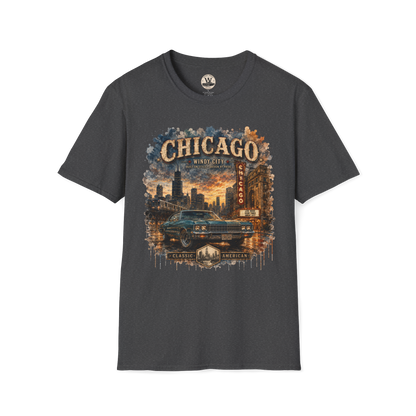 Chicago Streets & Steel Tee