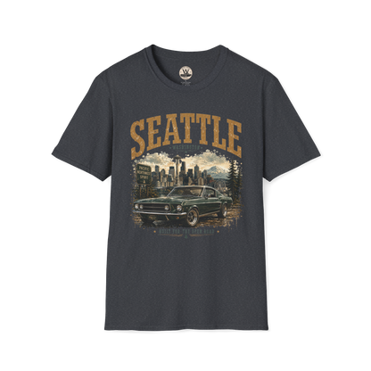 Seattle Vintage Car Tee