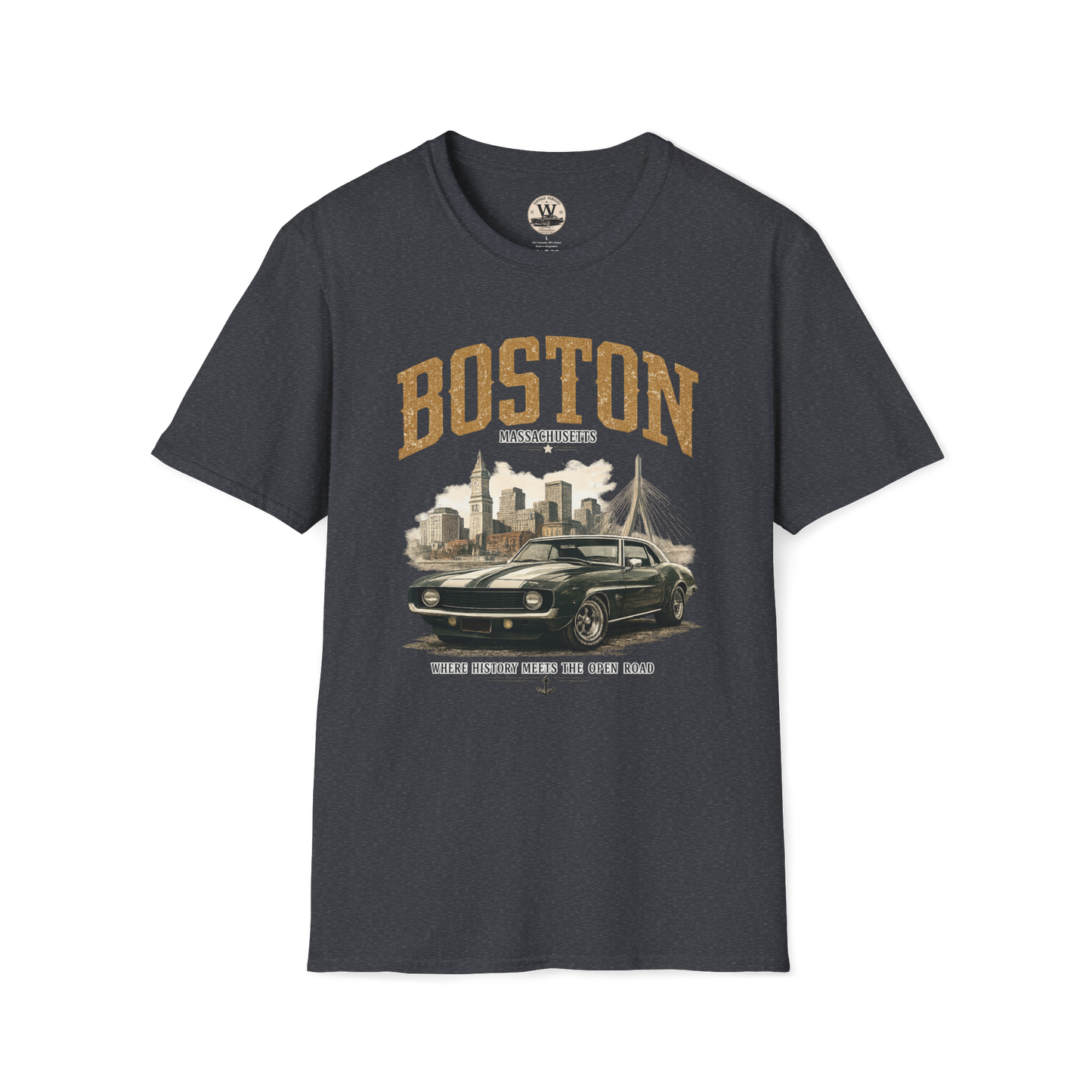 Boston Vintage Car Tee
