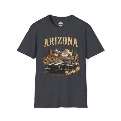 Arizona Desert Highways Vintage Car Tee