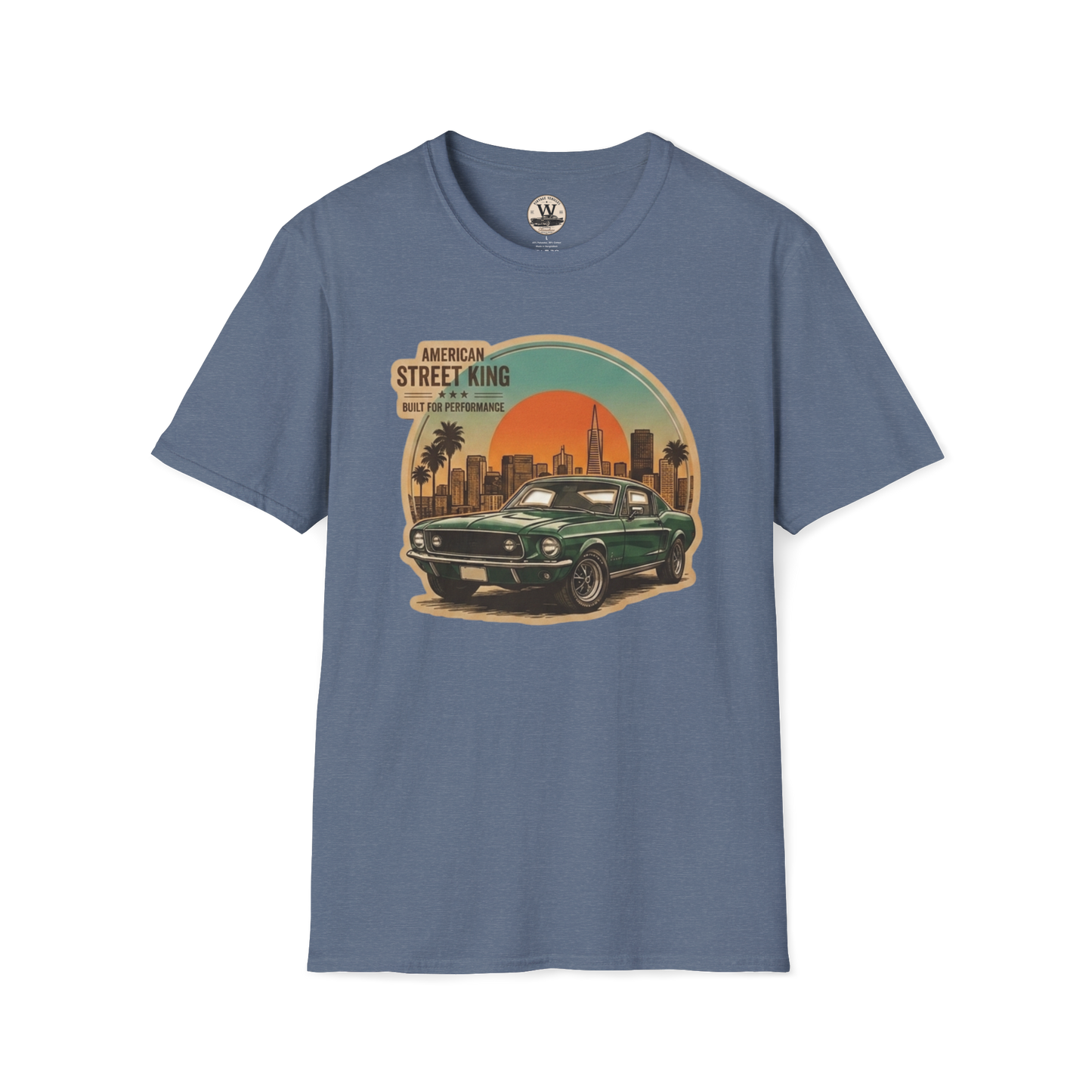 American Street King – Classic Muscle Car Tee