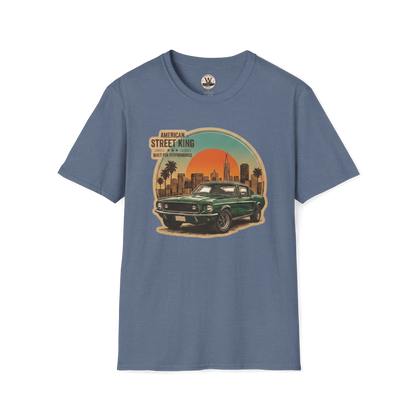 American Street King – Classic Muscle Car Tee