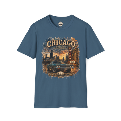 Chicago Streets & Steel Tee