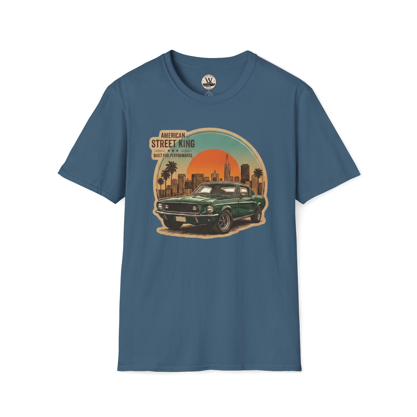 American Street King – Classic Muscle Car Tee