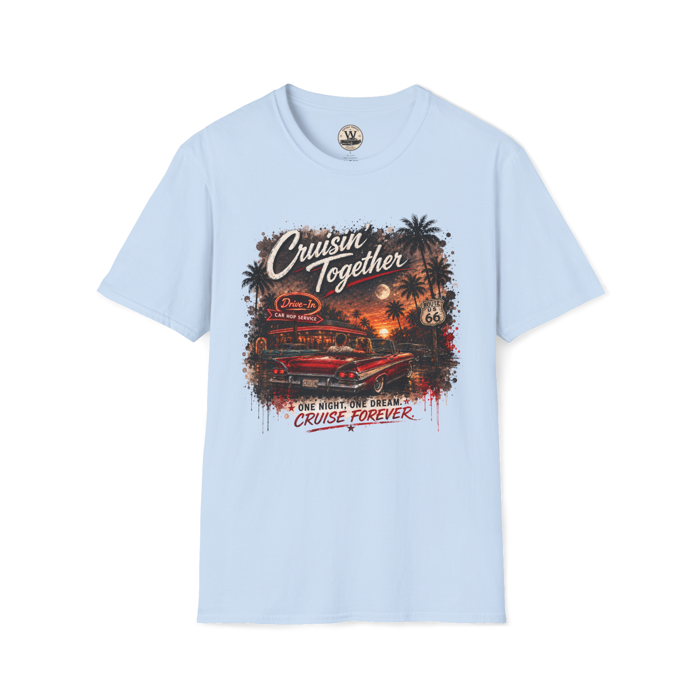 Cruisin' Together Red Convertible Tee