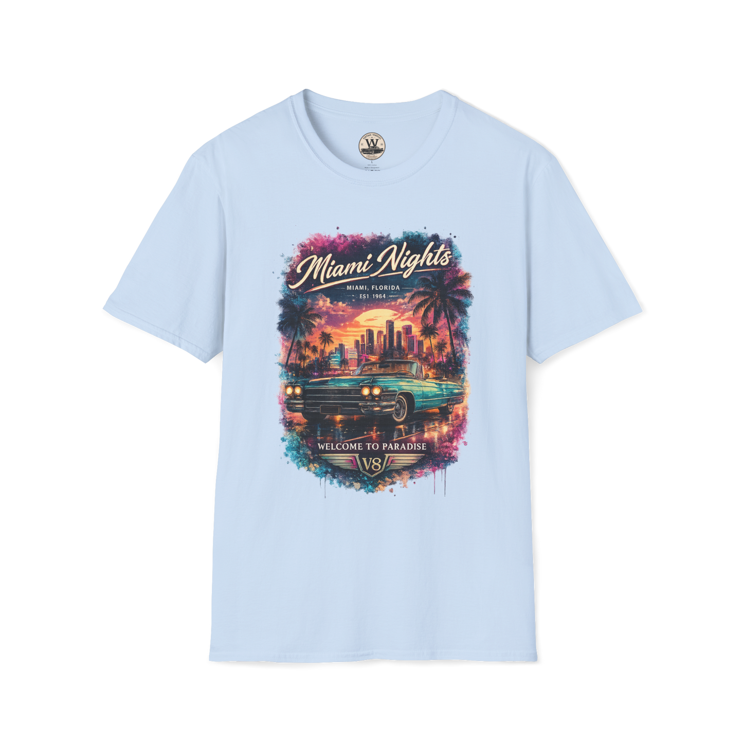 Miami Nights V8 Tee