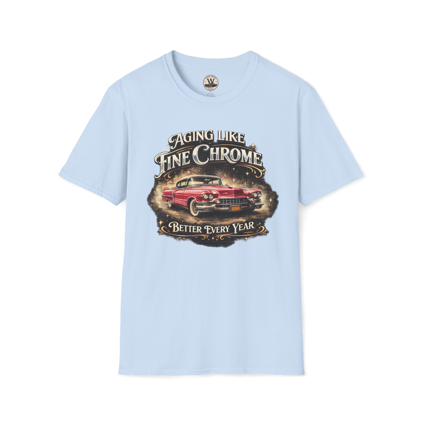 Aging Like Fine Chrome – Classic Car Tee