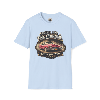 Aging Like Fine Chrome – Classic Car Tee