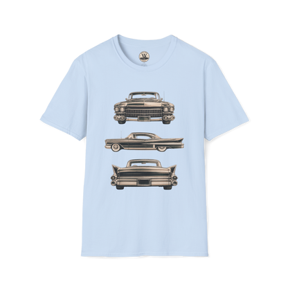 Classic American Car Three-View Graphic Tee