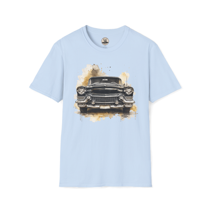 Vintage American Car Watercolor Graphic Tee