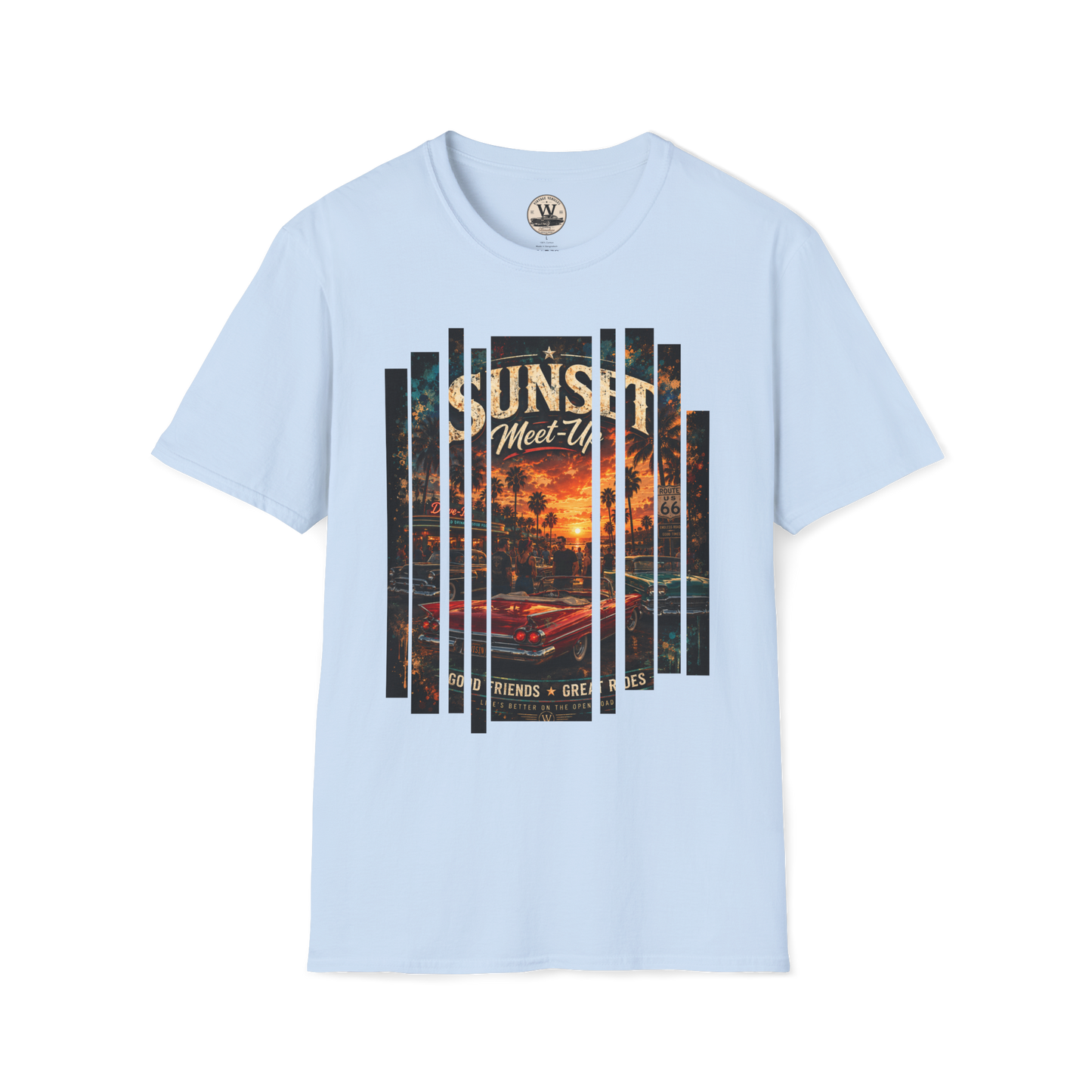 Sunset Meet-Up Classic Car Show Tee