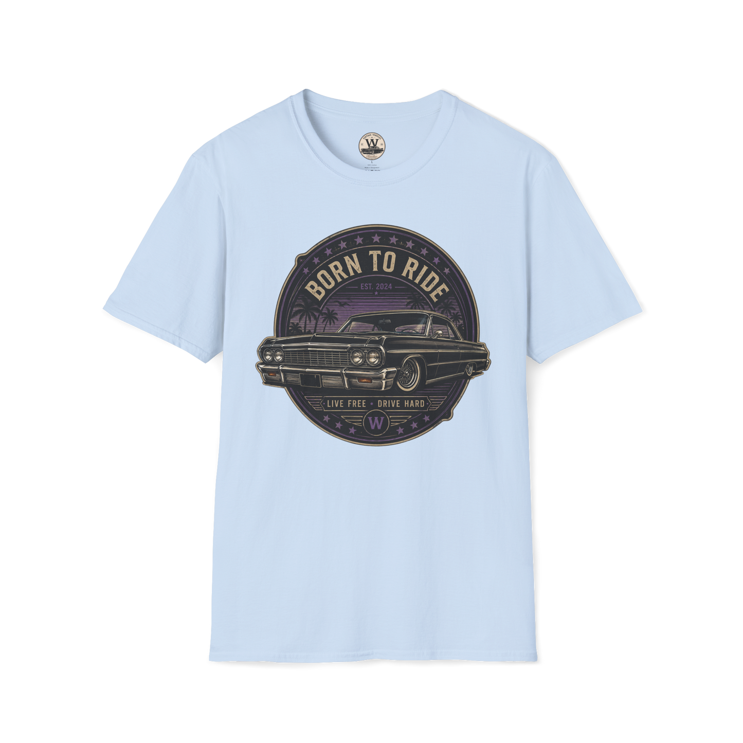 Born To Ride – Classic Lowrider Tee