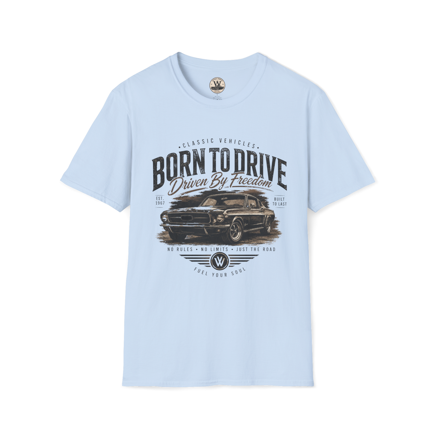 Born To Drive – Vintage Muscle Car T-Shirt
