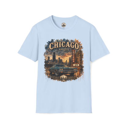 Chicago Streets & Steel Tee