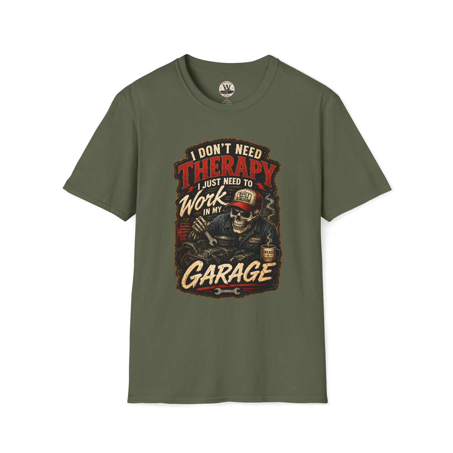 I Don't Need Therapy – Garage Mechanic Tee