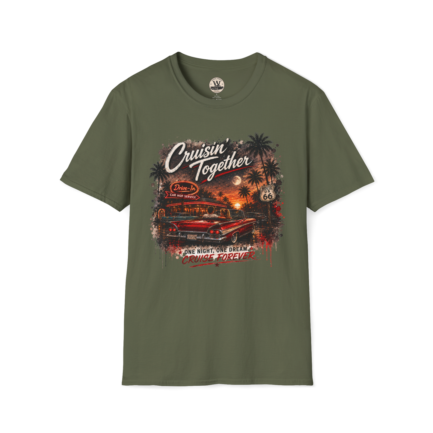 Cruisin' Together Red Convertible Tee