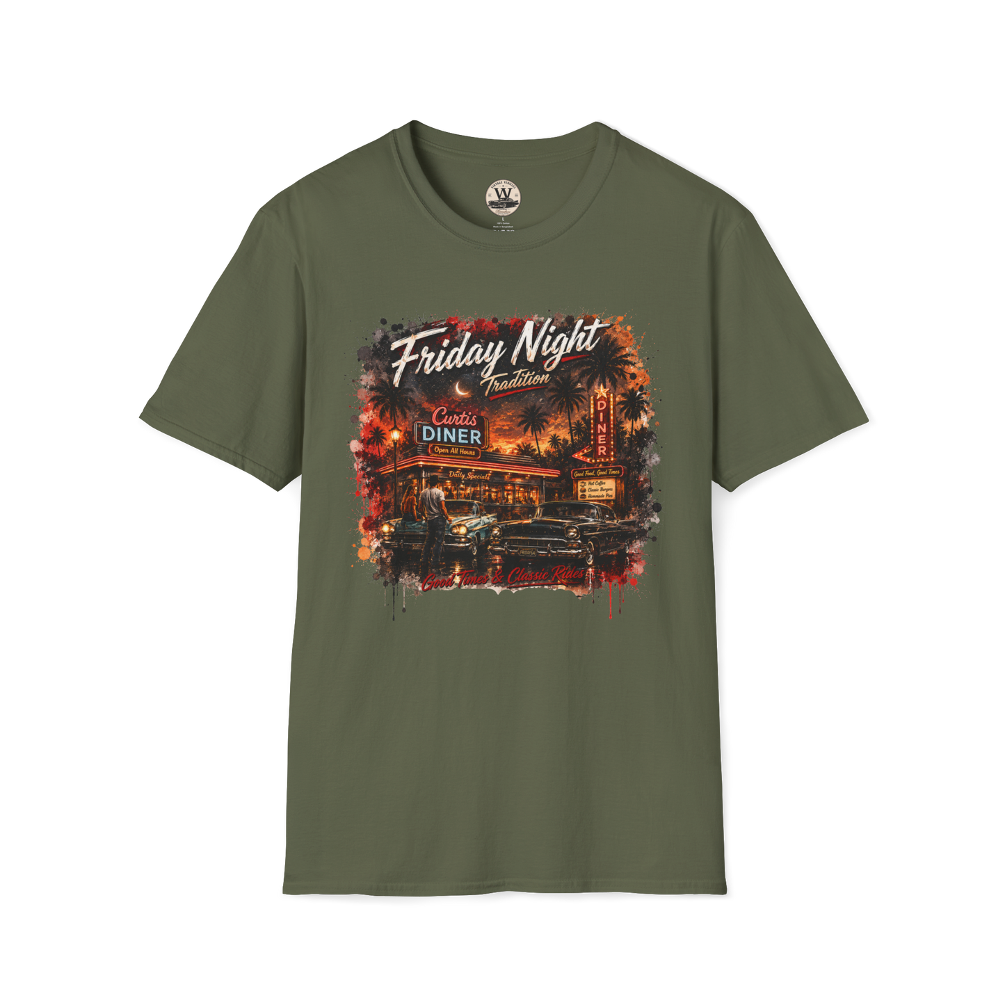 Friday Night Tradition Vintage Car Tee