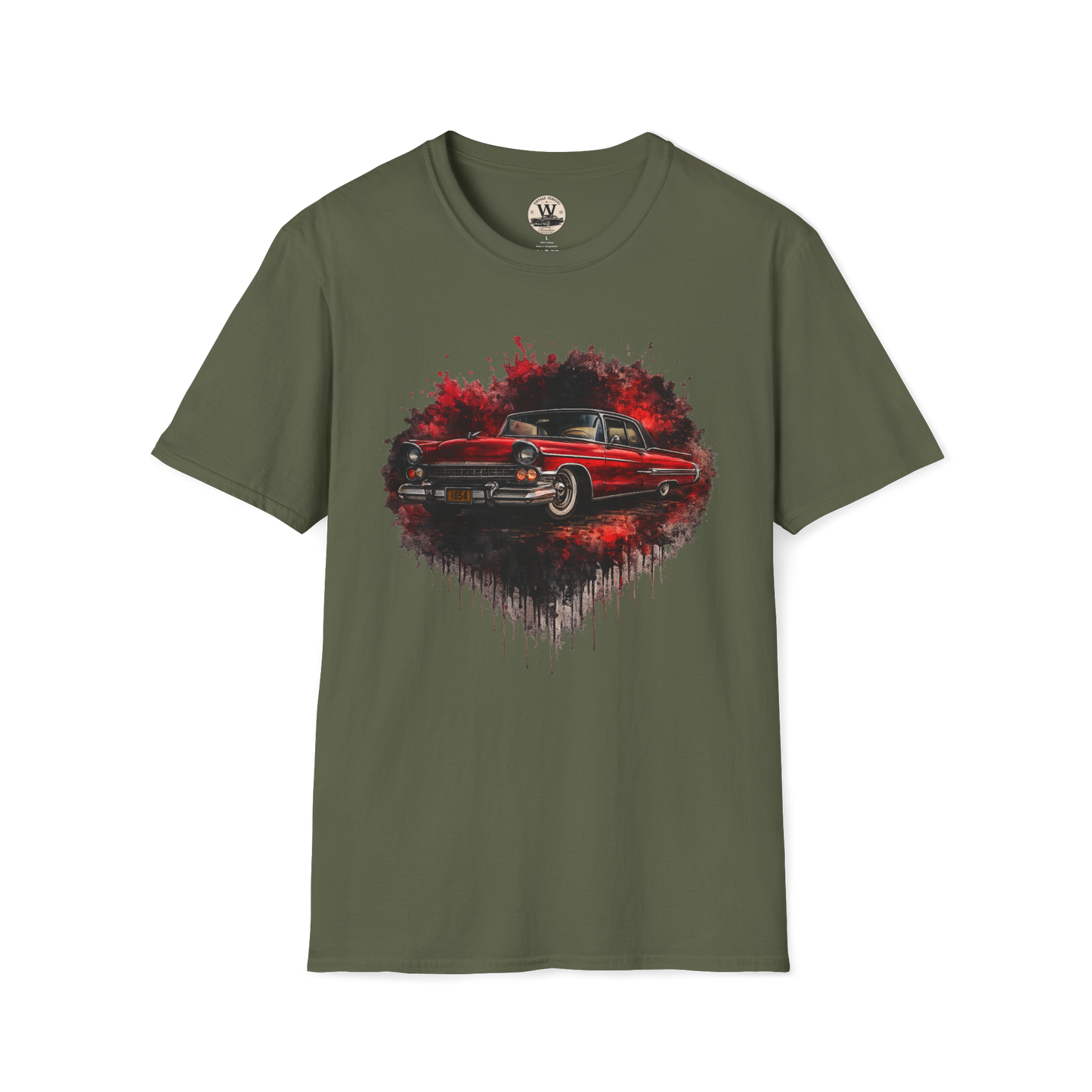 Crimson Cruiser – Classic Car Tee