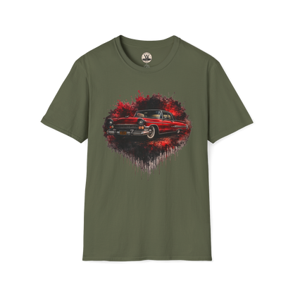 Crimson Cruiser – Classic Car Tee