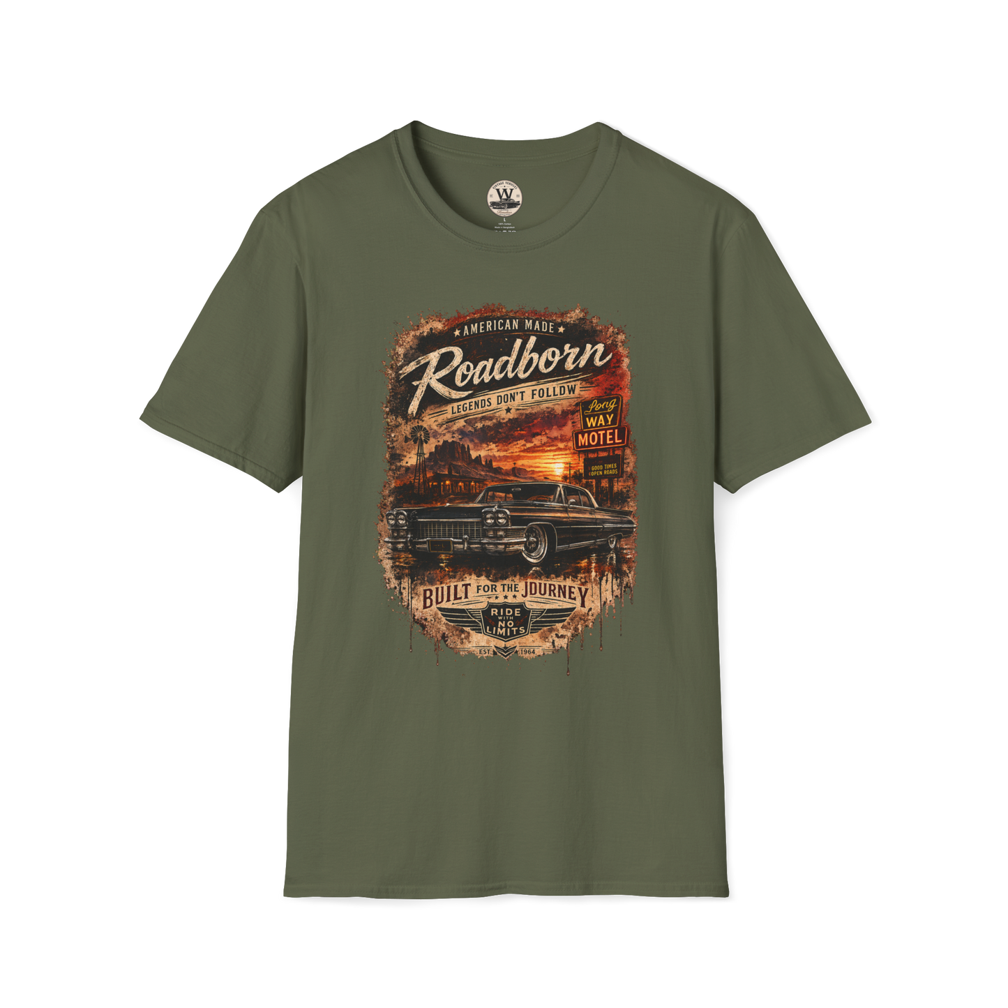 Roadborn – Oldschool Car Tee