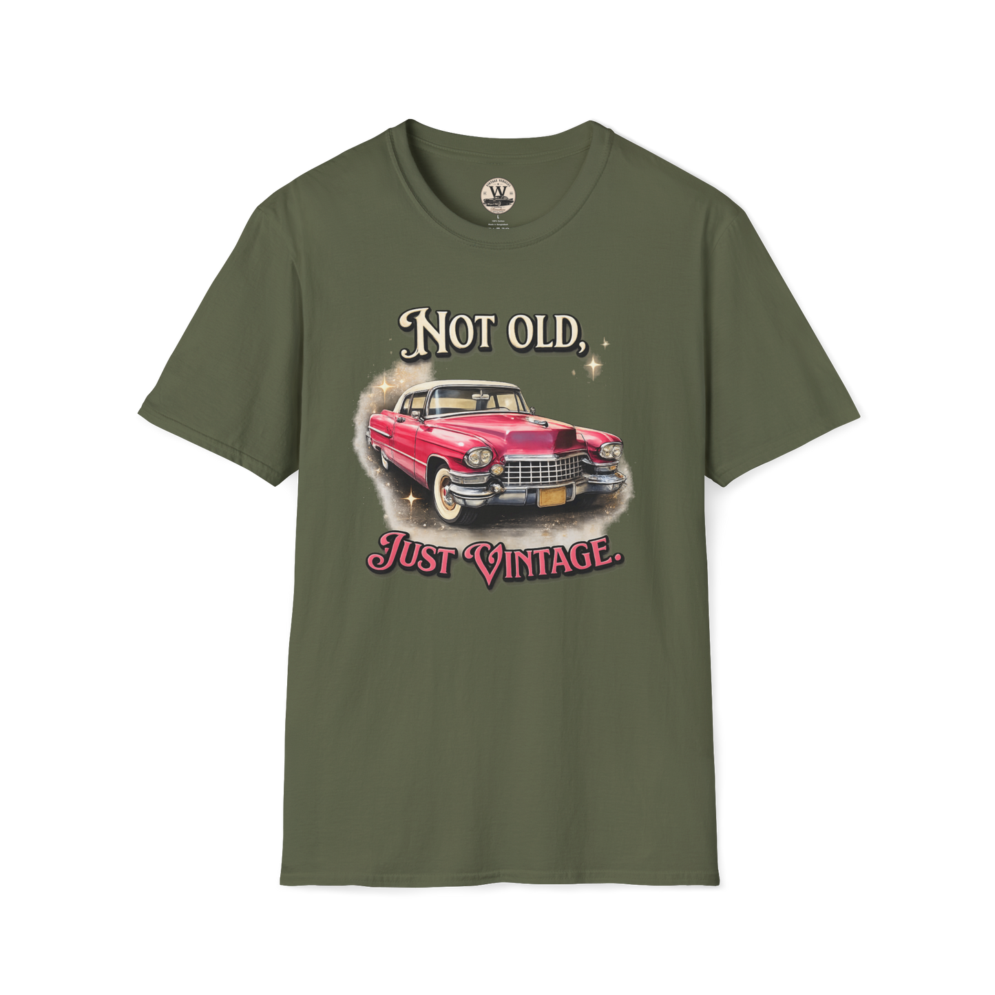 Not Old, Just Vintage – Classic Car Tee