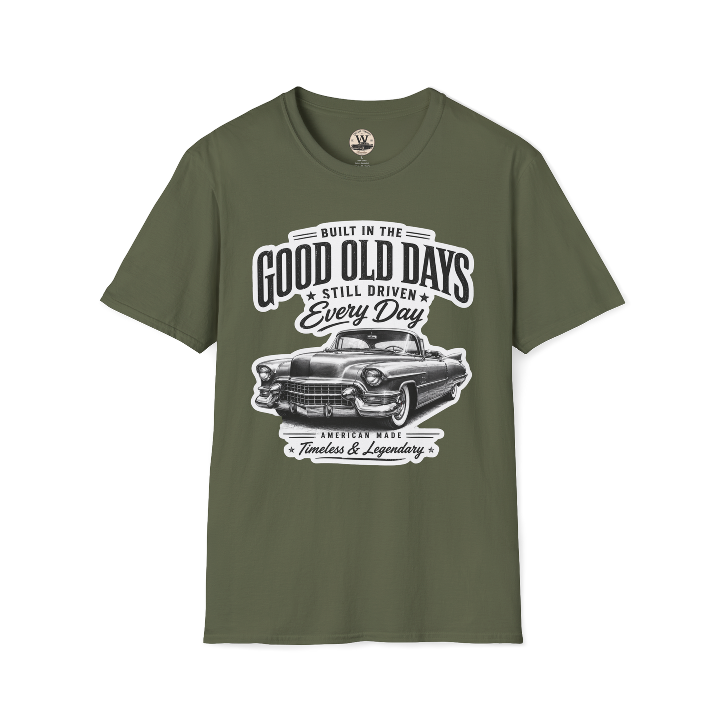 Built In The Good Old Days – Classic Car Tee