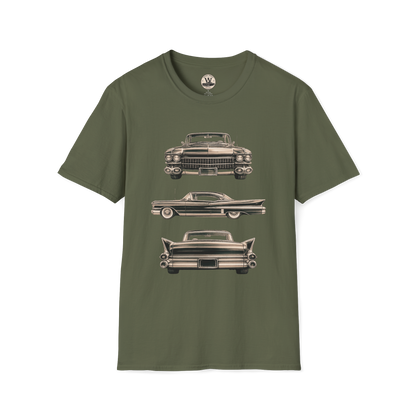 Classic American Car Three-View Graphic Tee