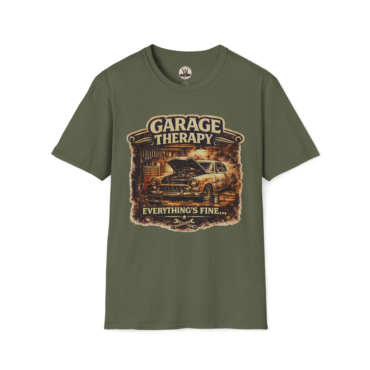 Garage Therapy – Vintage Mechanic Tee