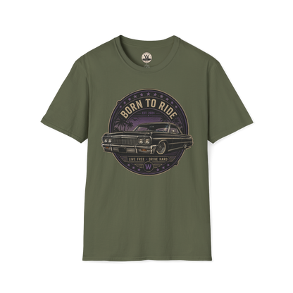 Born To Ride – Classic Lowrider Tee