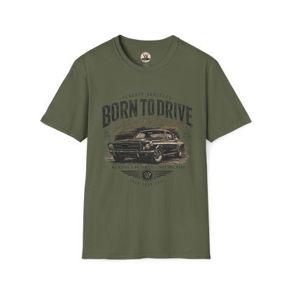Born To Drive – Vintage Muscle Car T-Shirt