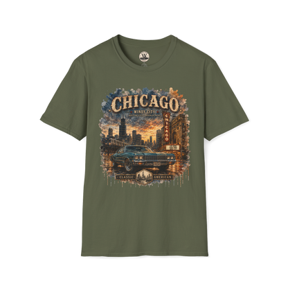 Chicago Streets & Steel Tee