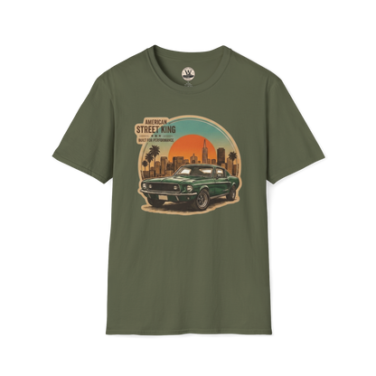 American Street King – Classic Muscle Car Tee