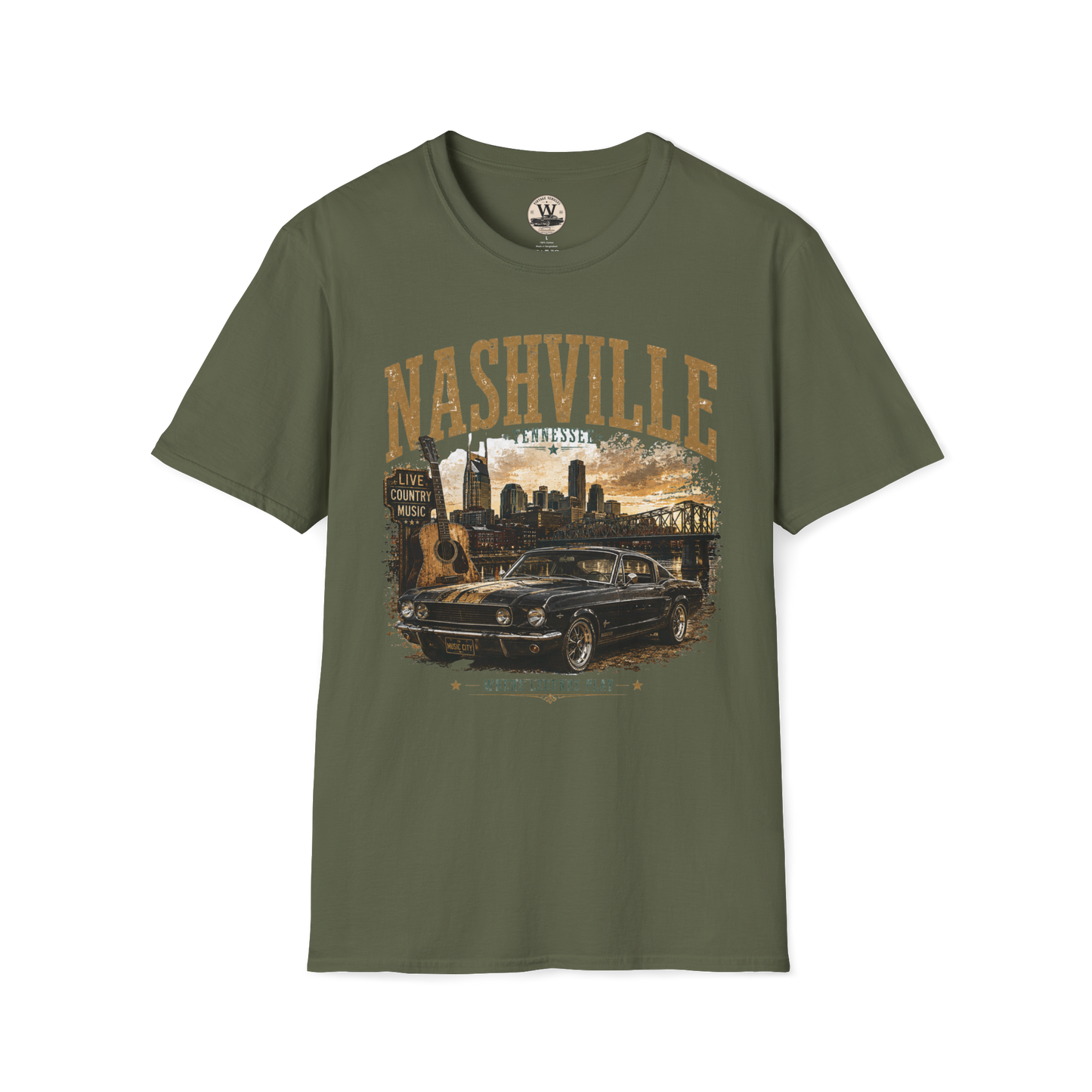 Nashville Classic Car Tee