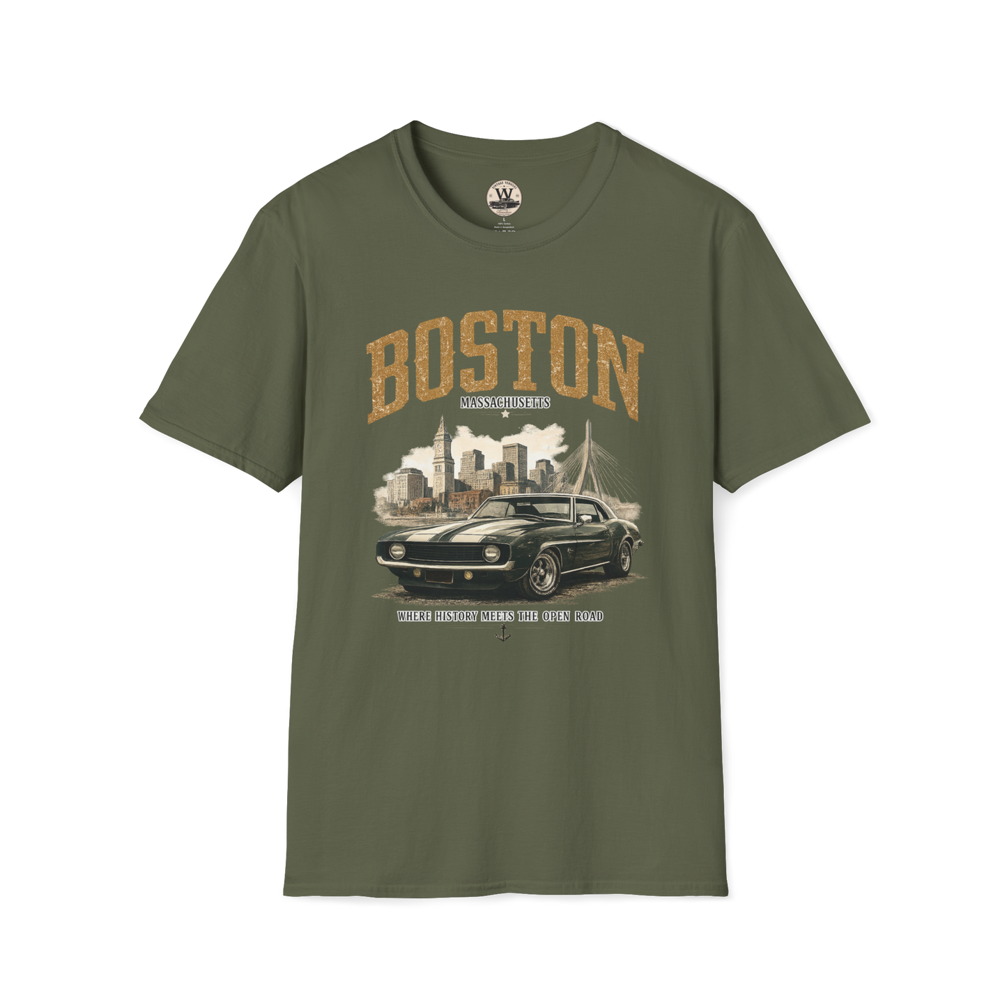 Boston Vintage Car Tee