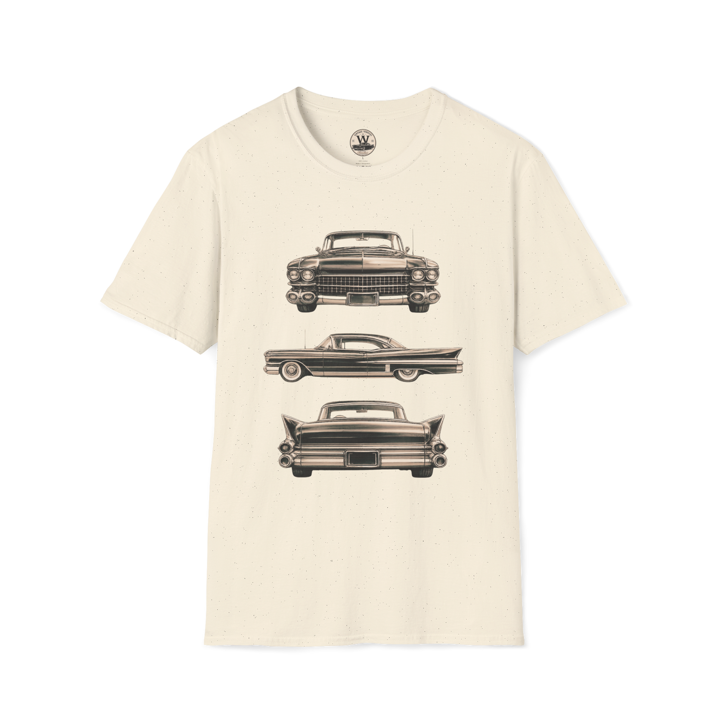 Classic American Car Three-View Graphic Tee