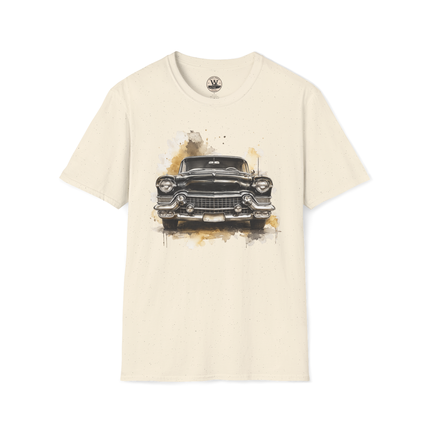 Vintage American Car Watercolor Graphic Tee