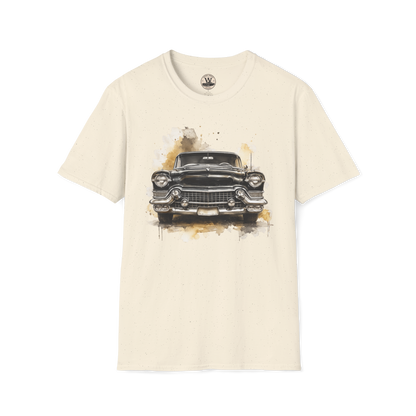 Vintage American Car Watercolor Graphic Tee