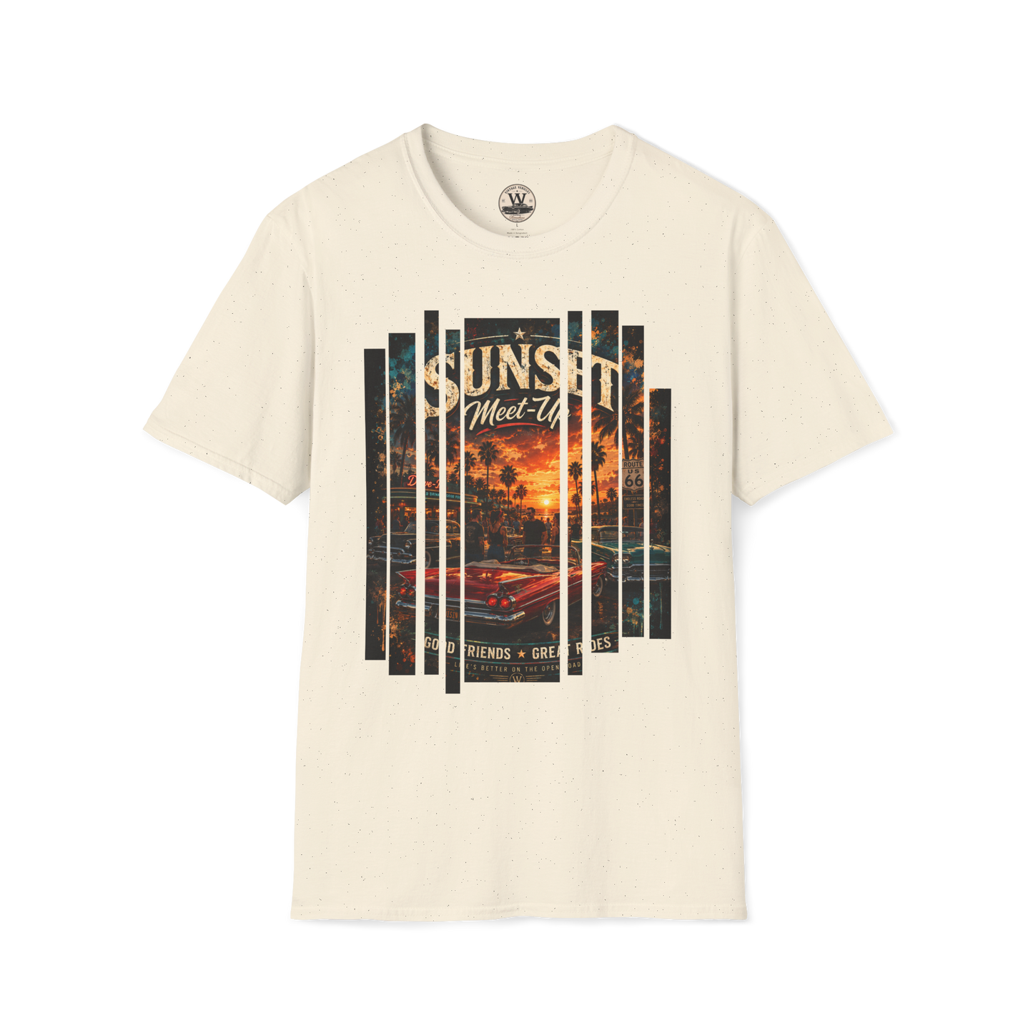 Sunset Meet-Up Classic Car Show Tee