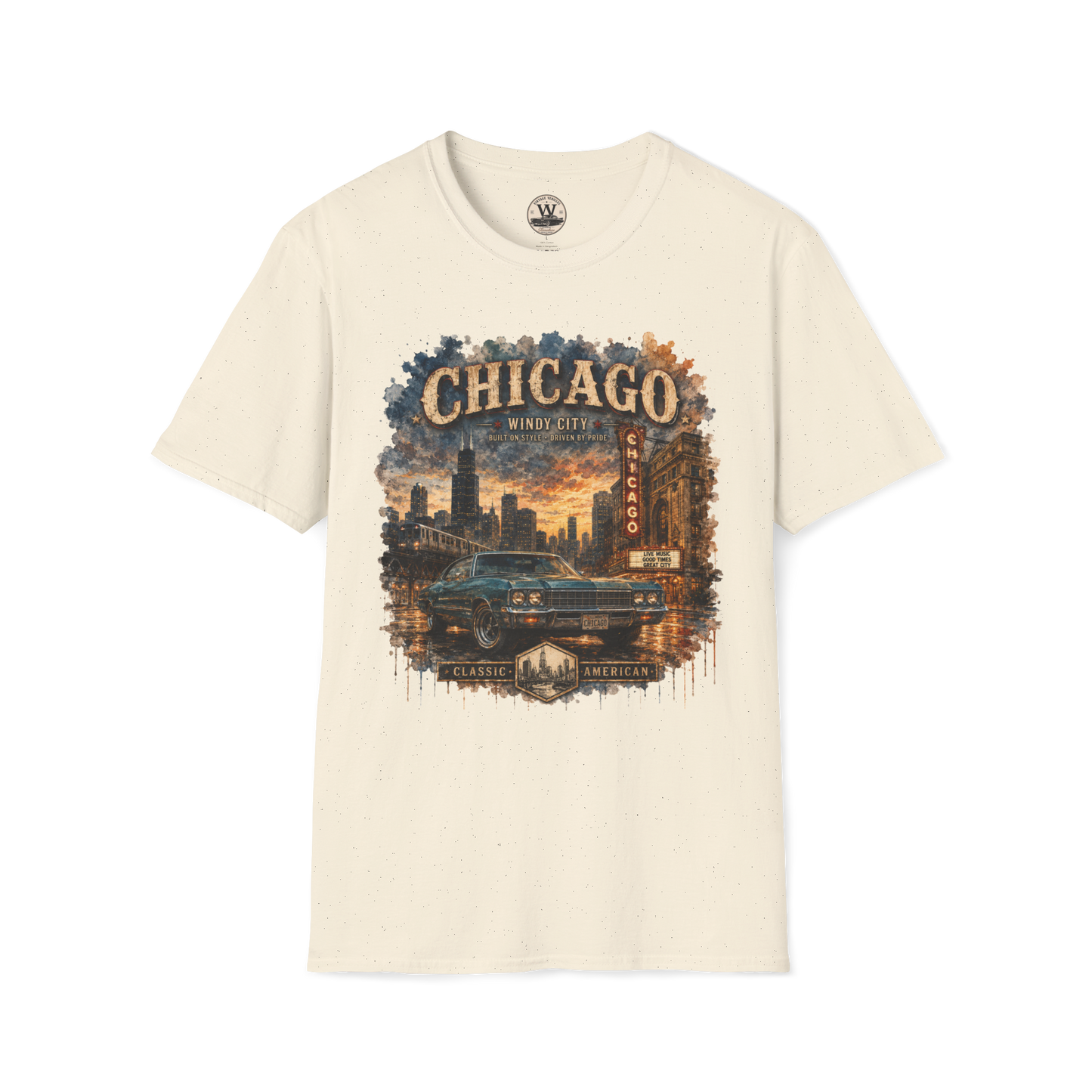 Chicago Streets & Steel Tee