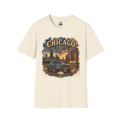 Chicago Streets & Steel Tee