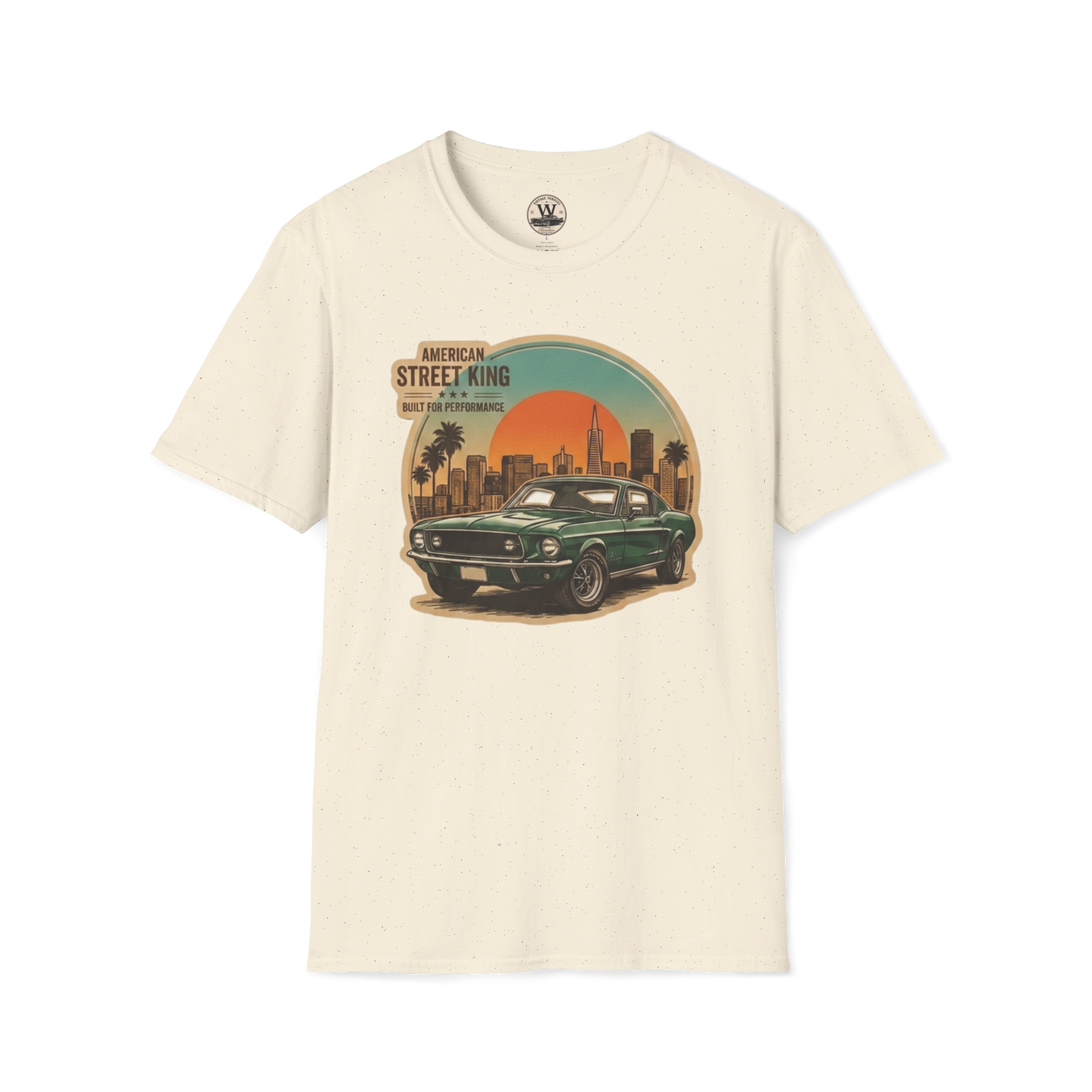 American Street King – Classic Muscle Car Tee