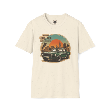 American Street King – Classic Muscle Car Tee