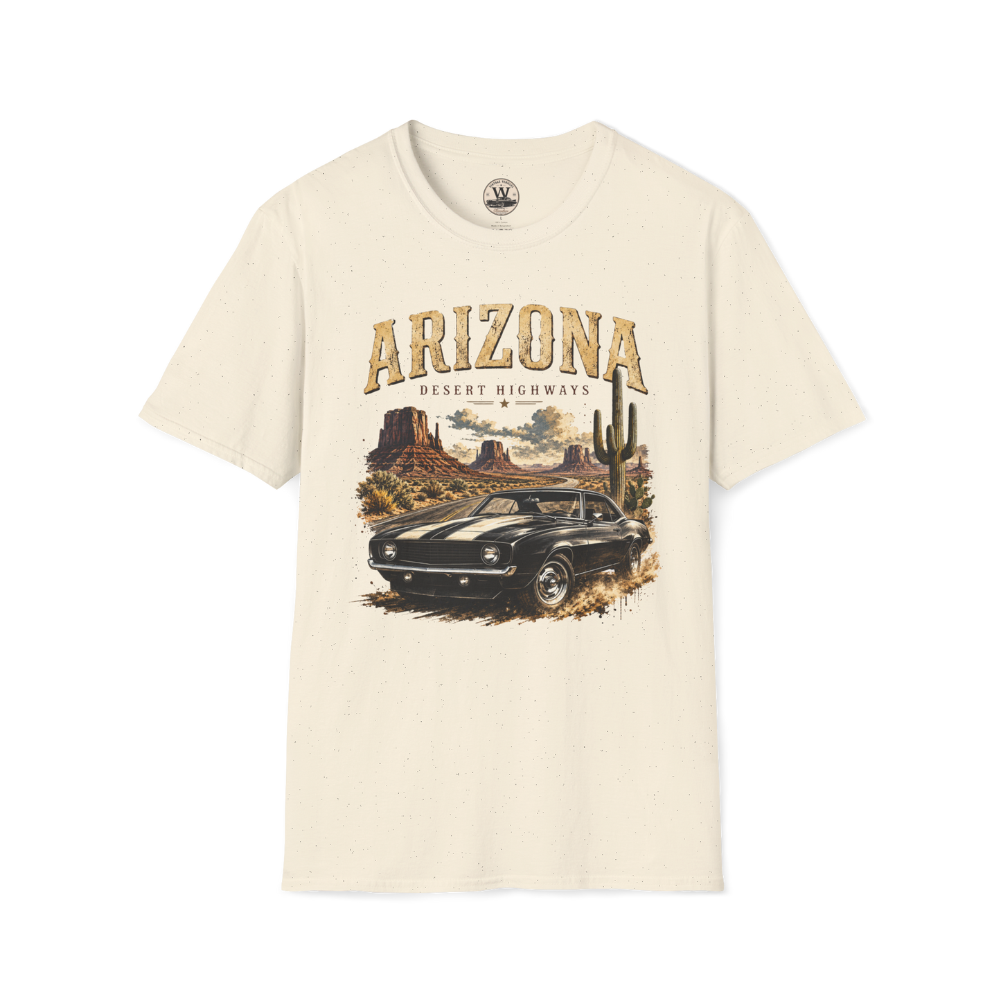Arizona Desert Highways Vintage Car Tee